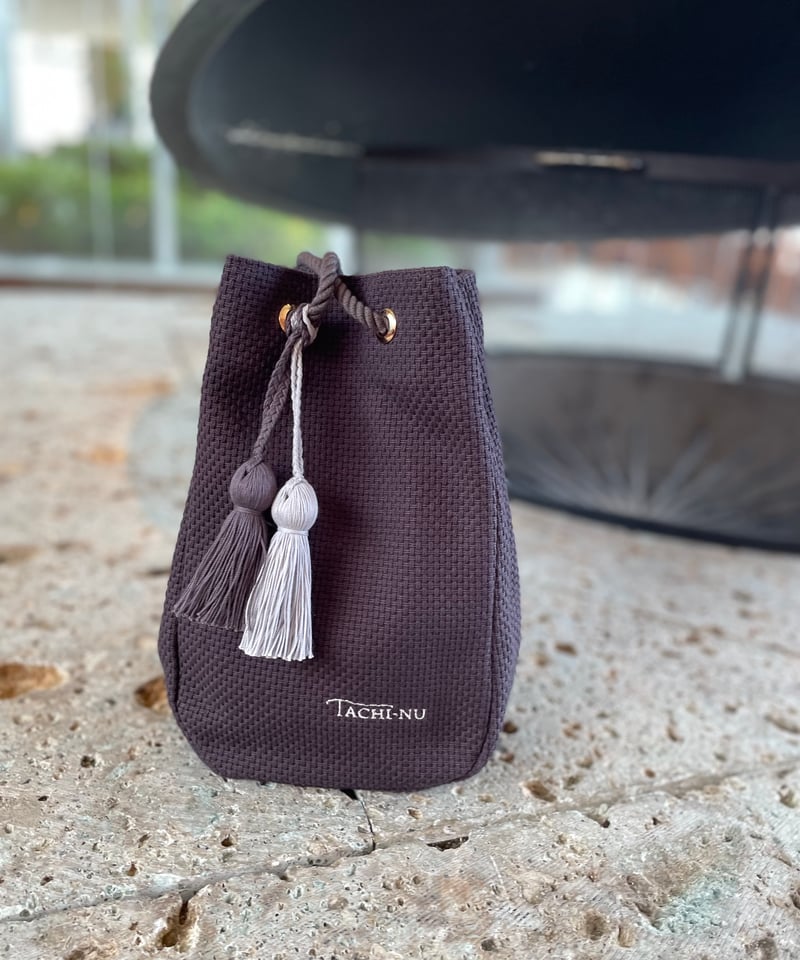 No.5③モダンカラー チャーム チュールヤーン オリジナル革タグ No.5③モダンカラー チャーム チュールヤーン オリジナル革タグ