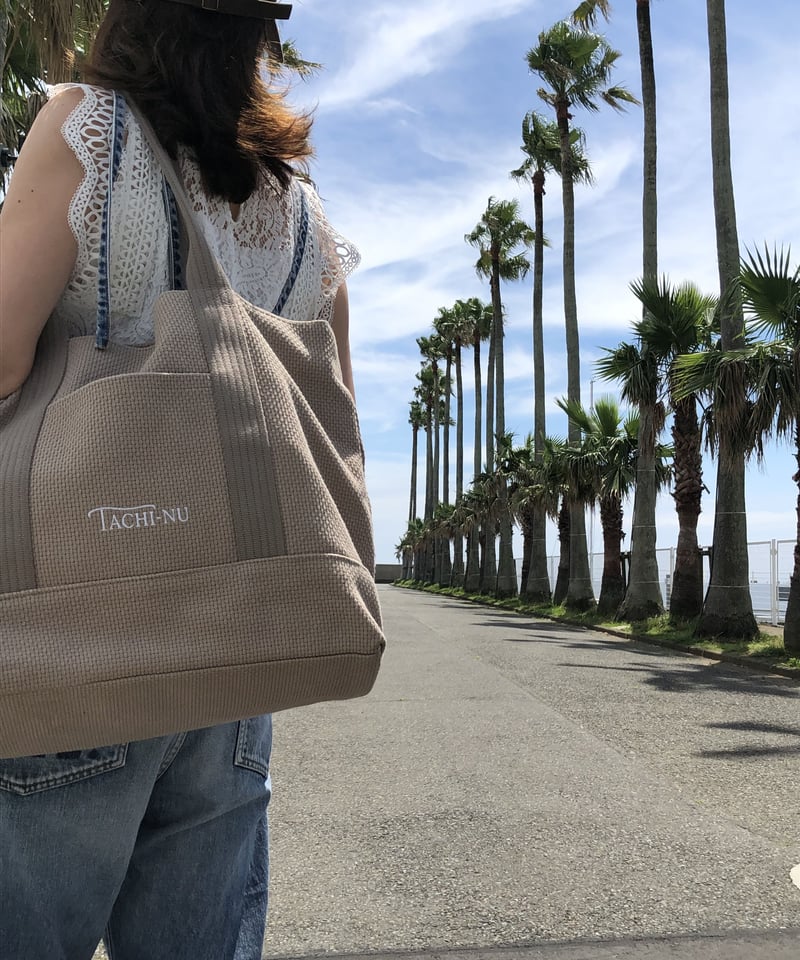 BASICトートバッグ(L) newベージュ | TACHI-NU BASICトートバッグ(L) newベージュ | TACHI-NU