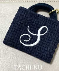 イニシャルミニバッグチャーム『S』