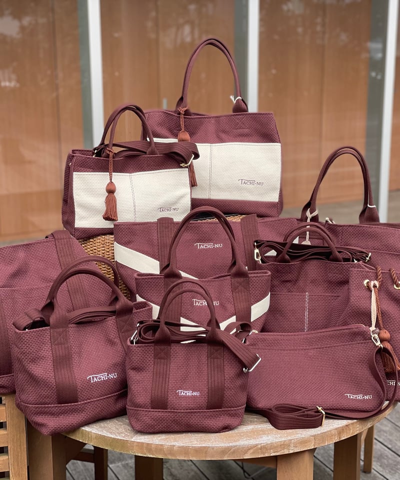 ショルダー付き BASIC Sサイズ 2025AW限定色ボルドー | TACHI-NU