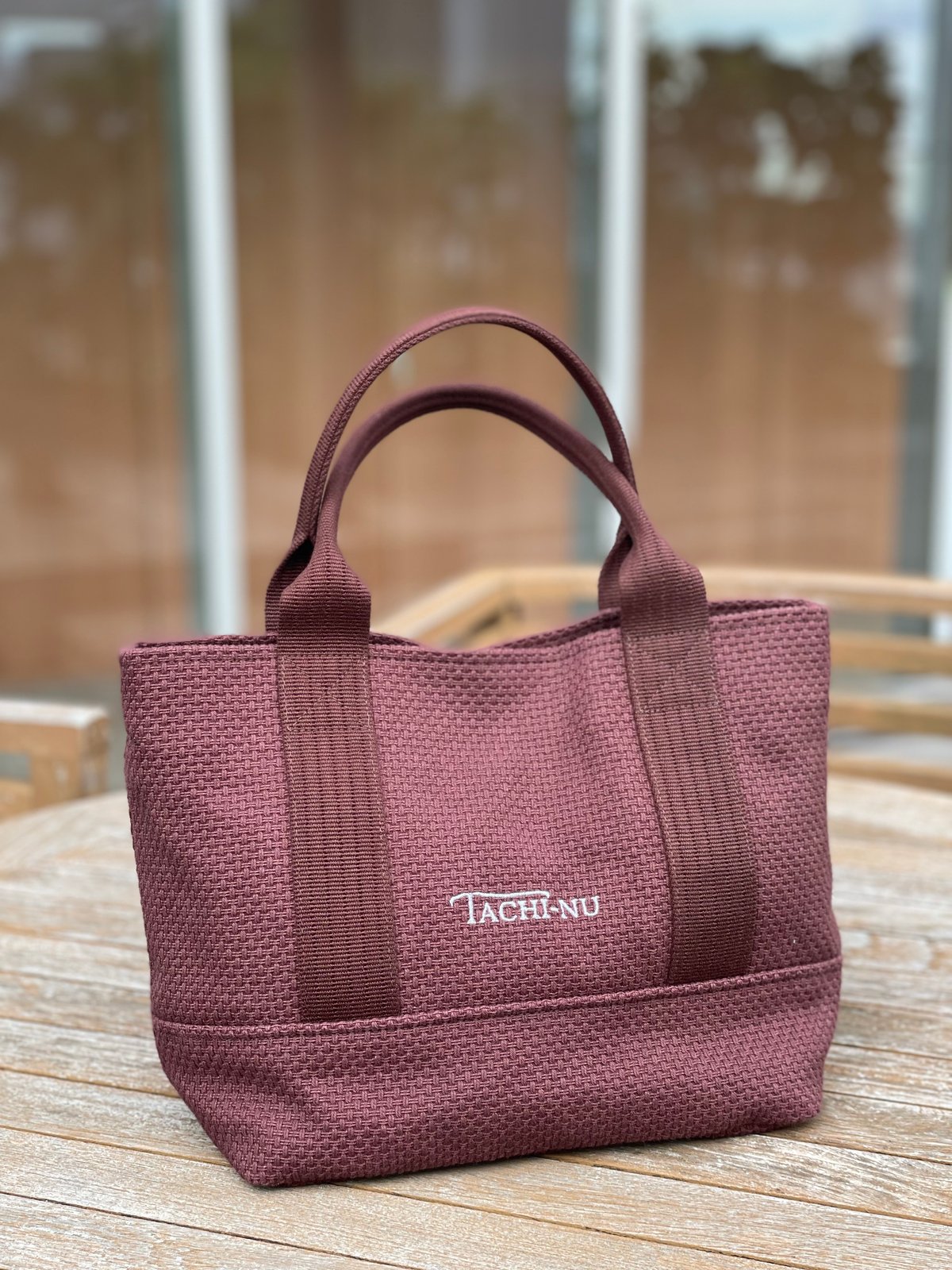BASICトートバッグ SSサイズ 2025AW限定色ボルドー | TACHI-NU