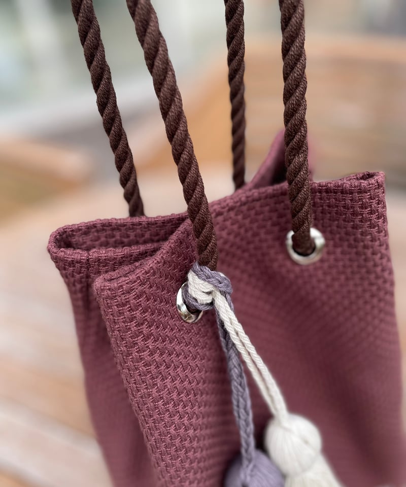 STRING 2025AW限定色ボルドー ※タッセルチャームSサイズ2個付き