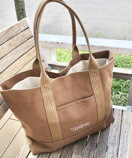 BASICトートバッグ(L)キャメル