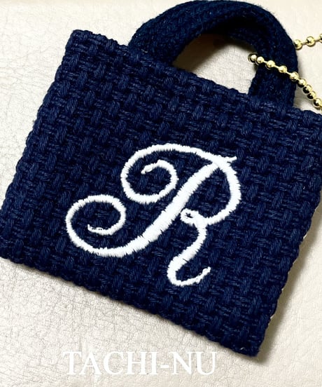 イニシャルミニバッグチャーム『R』