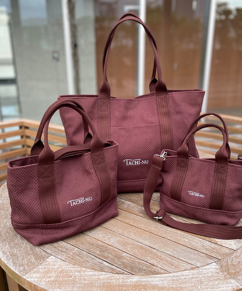 BASICトートバッグ SSサイズ 2025AW限定色ボルドー | TACHI-NU