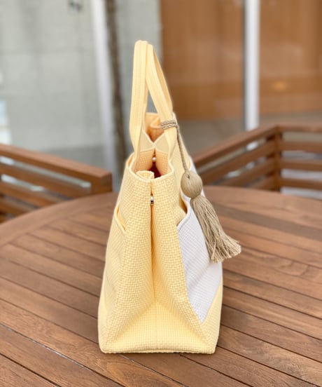 TASSELトートバッグ 両面タイプ Lサイズ  限定色EGG