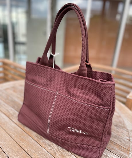 TASSELトートバッグLサイズ　2025AW限定色ボルドー