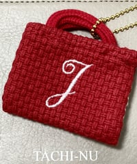 イニシャルミニバッグチャーム『J』