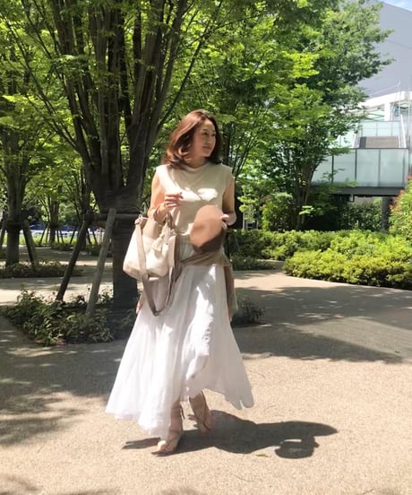 SHOULDER (S)ベージュ×アイボリー