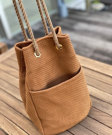 STRING camel 　※タッセルチャームSサイズ2個付き