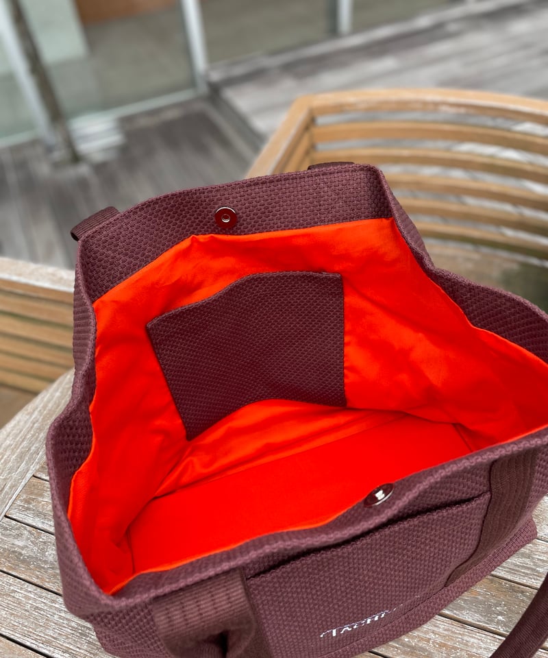 BASICトートバッグ Lサイズ 2025AW限定色ボルドー | TACHI-NU