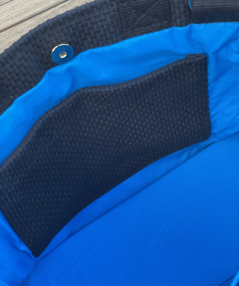 TASSELトートバッグ両面Sサイズ BLACK ※ストラップ&タッセルチャーム