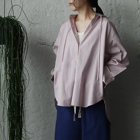WANDERUNG hood blouse (pink)