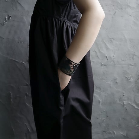 ànuke cotton gather combinaison (black)