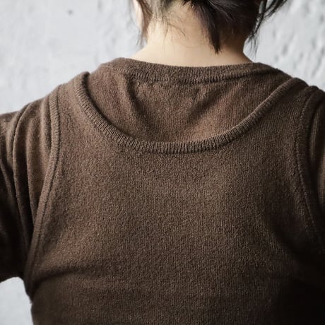 ànuke Layered Mohair Knit (brown)