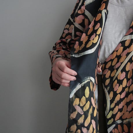 m.Funatabi chche-coeur coat (Batik)