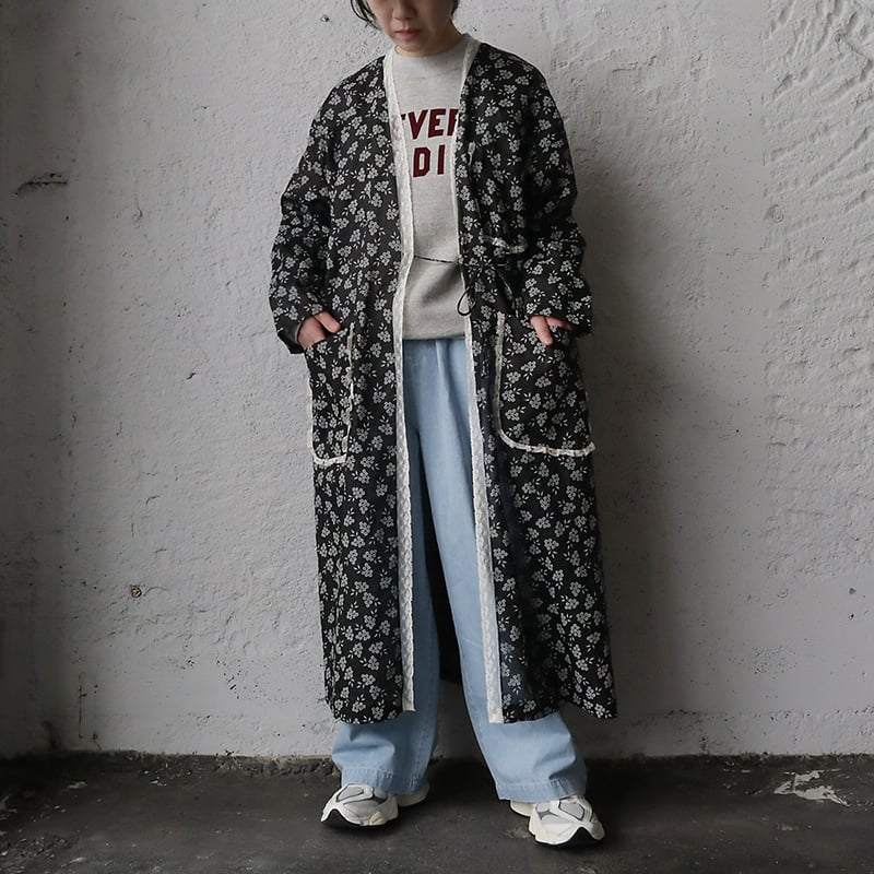 TOWAVASE french komon robe (black) | nii-B | WE