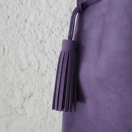 chiihao conveni bag (SS) with tassel purple