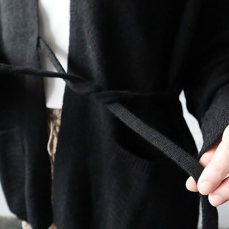 TOWAVASE Panier cardigan (black)