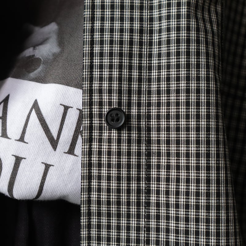 ànuke check over shirts (black) | nii-B | WEBSHOP