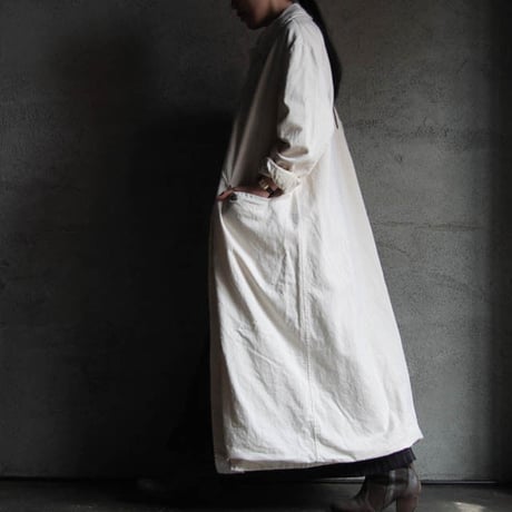 Yarmo long work coat offwhite