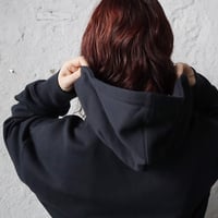 ànuke over sweat parka (navy)