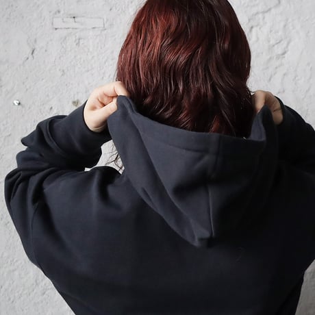 ànuke over sweat parka (navy)