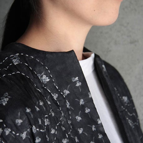 TOWAVASE Aquarelle silk quilt robe
