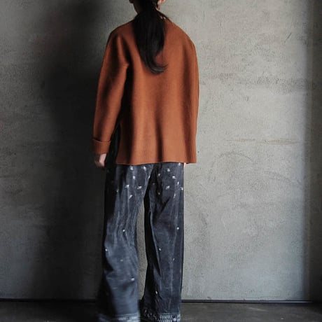 THE FACTORY boiled wool  cardigan