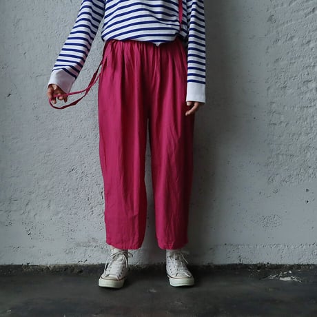 saruche long ribbon pants (pink)