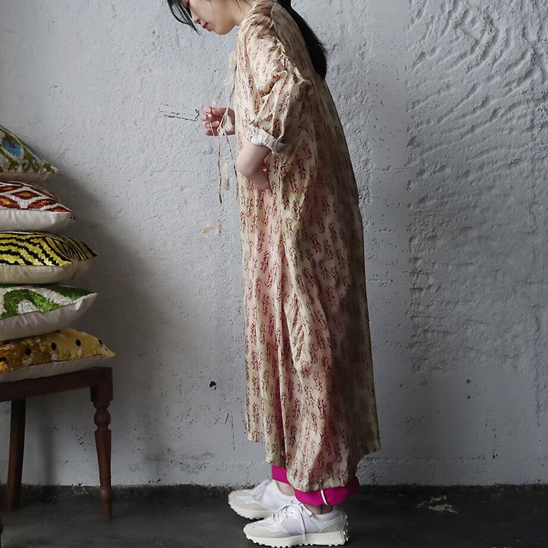 towavase トワヴァーズ artisan dress ワンピース キャメル TOWAVASE Artisan dress (camel) | nii-B | WEBSHOP