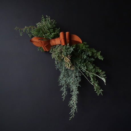 christmas swag (magnolia ribbon) | nii-B | WEBSHOP