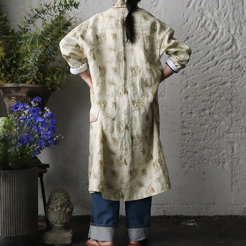 TOWAVASE Frais linen robe (beige) | nii-B | WEB