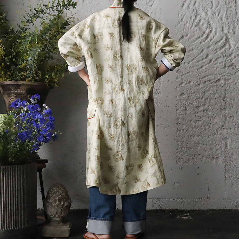 TOWAVASE Frais linen robe (blue) | nii-B | WEBSHOP｜その他