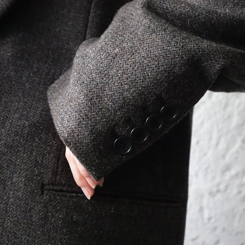 ànuke herringbone wool jacket (brown) | nii-B