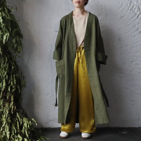 dead stock hospital gown (olive)