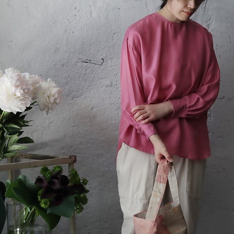 R&D.M.Co- silk pullover (pink)