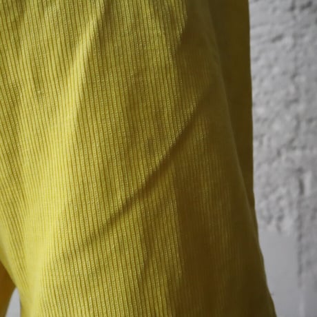 R&D.M.Co- linen corduroy gum pants (yellow)