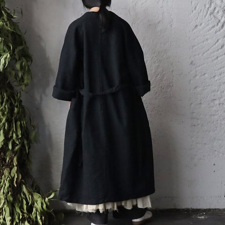 dead stock hospital gown (black)