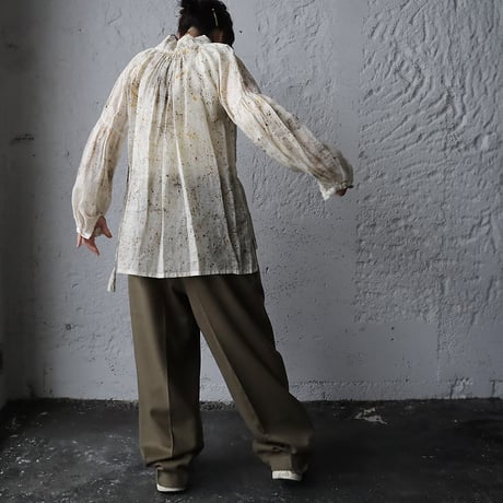 Tabrik 2way blouse (zakuro&logwood)