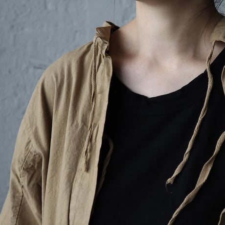 hospital surgical gown short sleeve (beige)