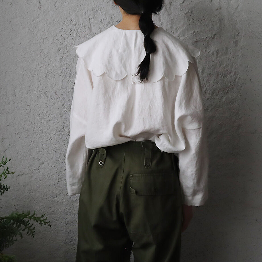 TOWAVASE Bon Voyage blouse (white) | nii-B | WE TOWAVASE Bon Voyage blouse (white) | nii-B | WE