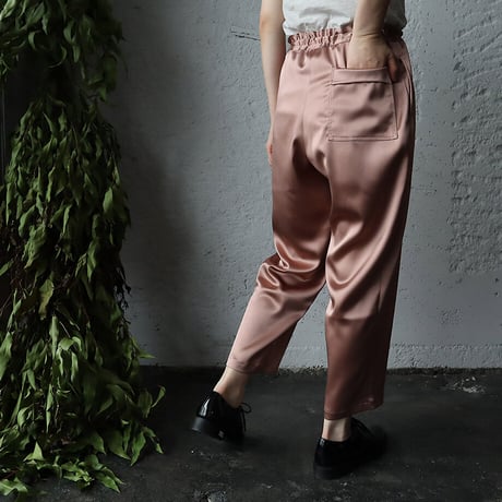 NOTA  satin pants (beige pink)