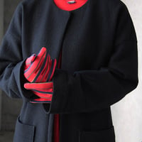 MARCOMONDE long gloves red