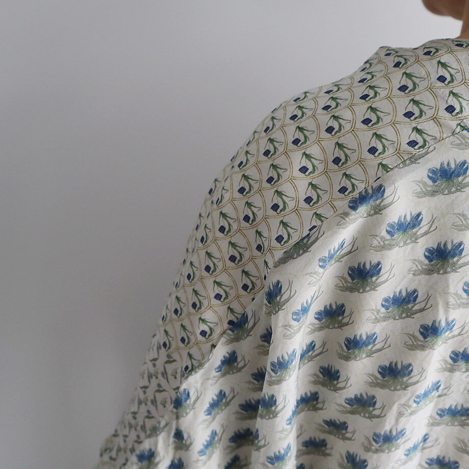 TOWAVASE sarasa silk blouse (ivory) | nii-B | W