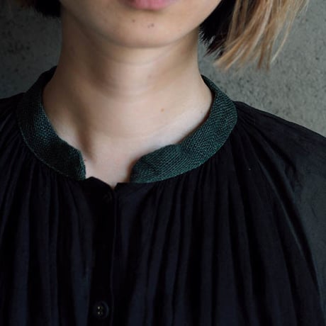 Tabrik linen dress black