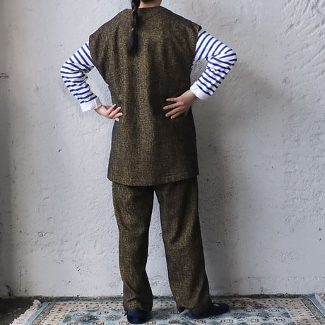 NOTA moodong 2 piece  (navy x yellow mix)