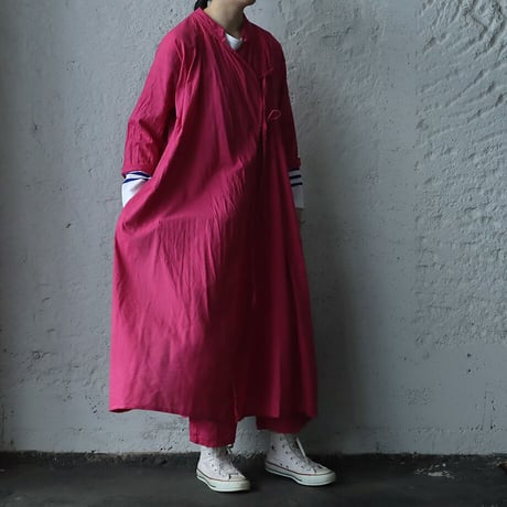 saruche chinese  kurta long  shirt (pink)