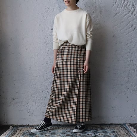 NOTA  long skirt (check)