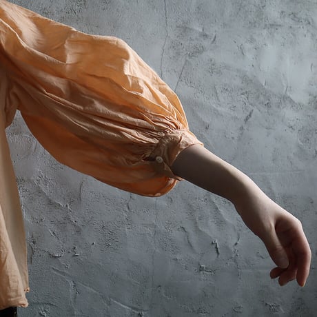 R&D.M.Co- khadi cotton  gather smock (cameo)